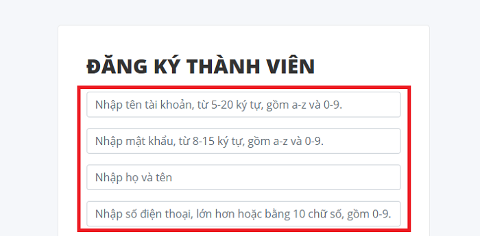 đăng ký lvs788